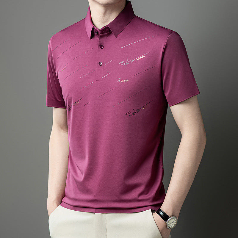 Mulberry silk business casual T-shirt