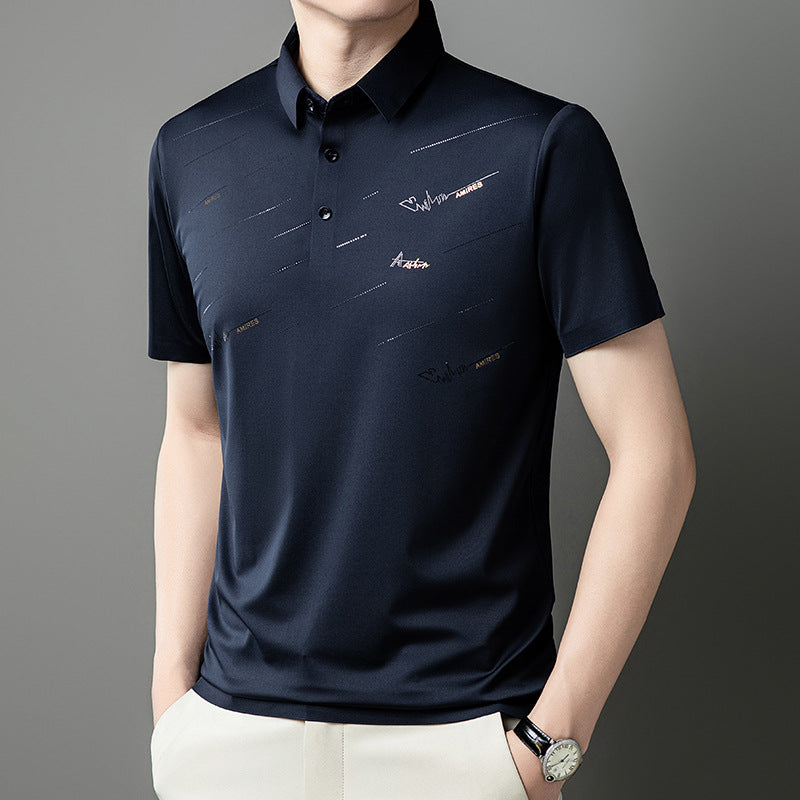Mulberry silk business casual T-shirt