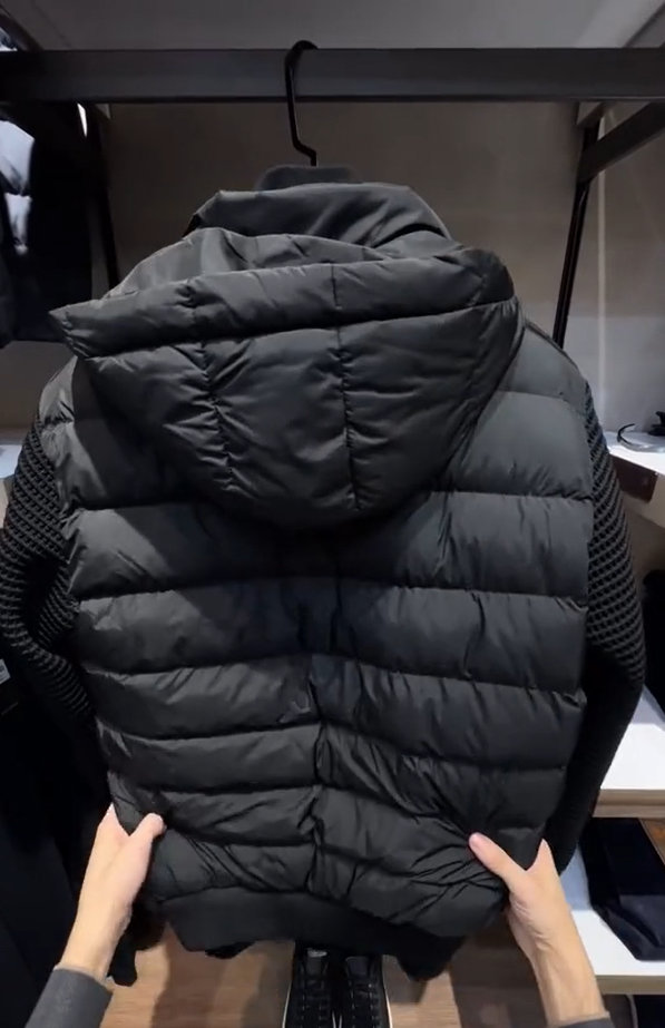 50% off ❄Classic knit patchwork thick down jacket