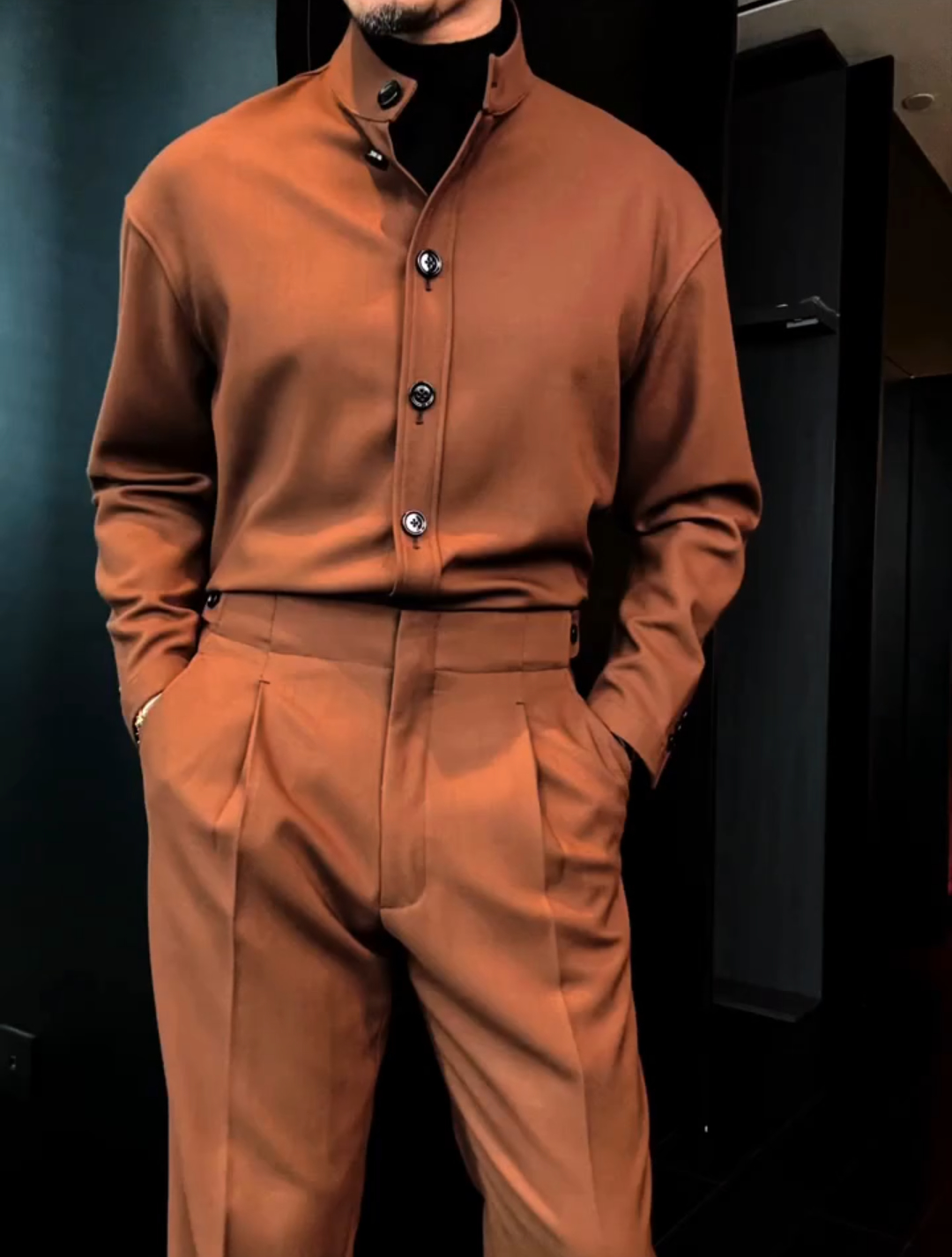Business casual two-piece suit