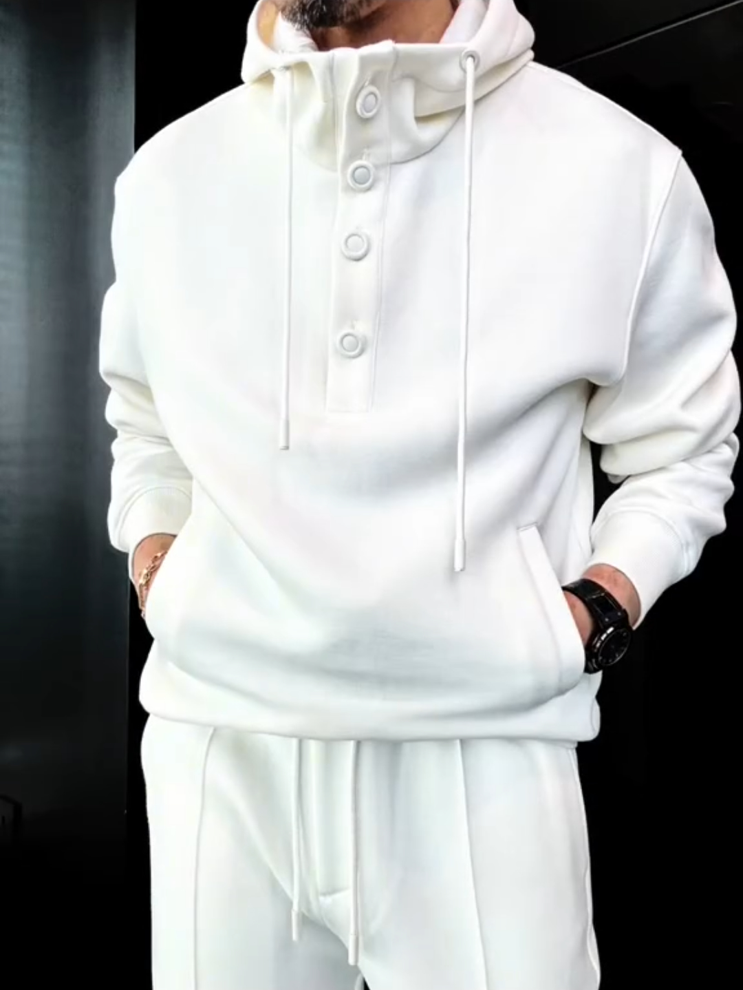 Hooded sweatshirt suit