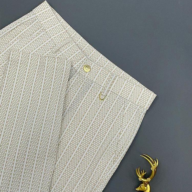 Plush elastic luxury trousers