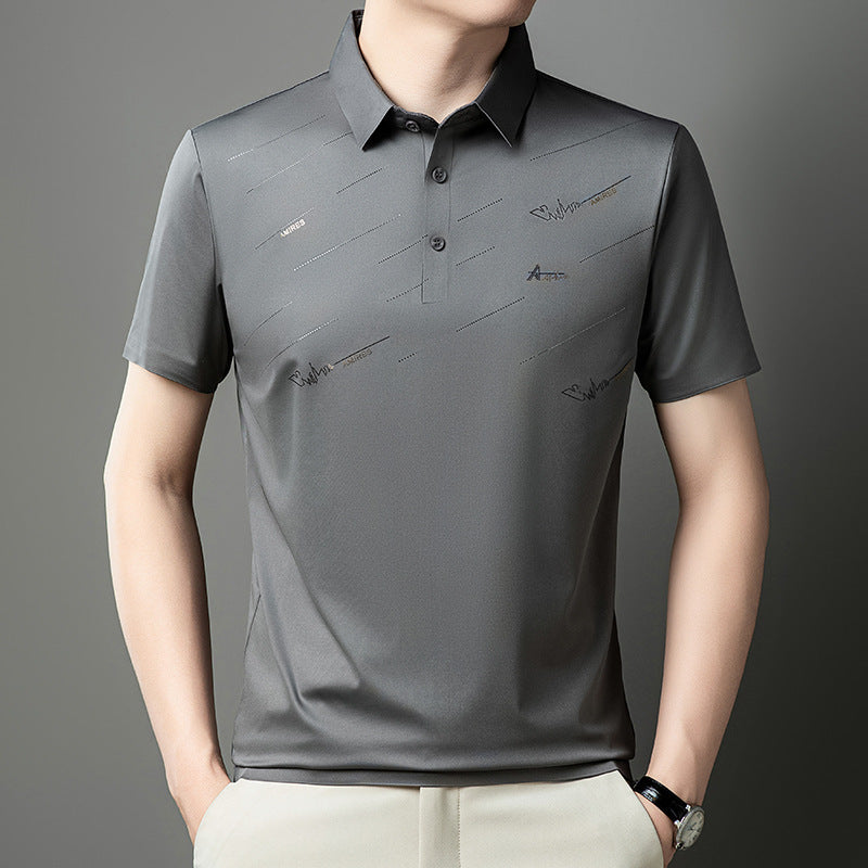 Mulberry silk business casual T-shirt