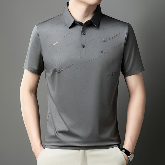 Mulberry silk business casual T-shirt