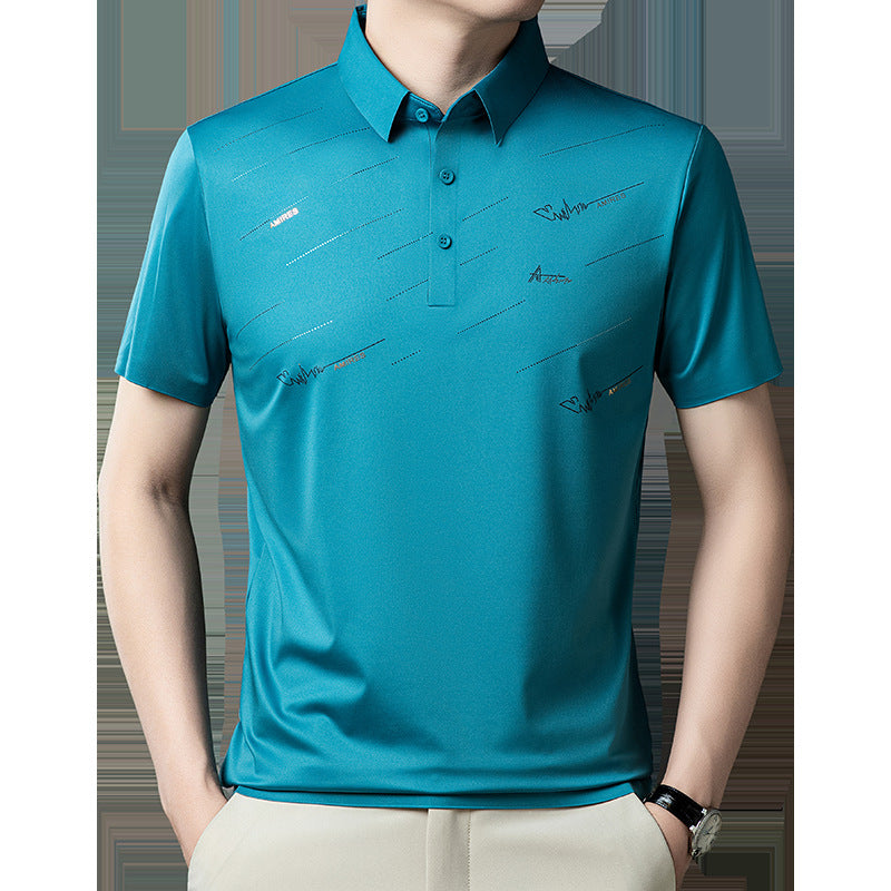 Mulberry silk business casual T-shirt