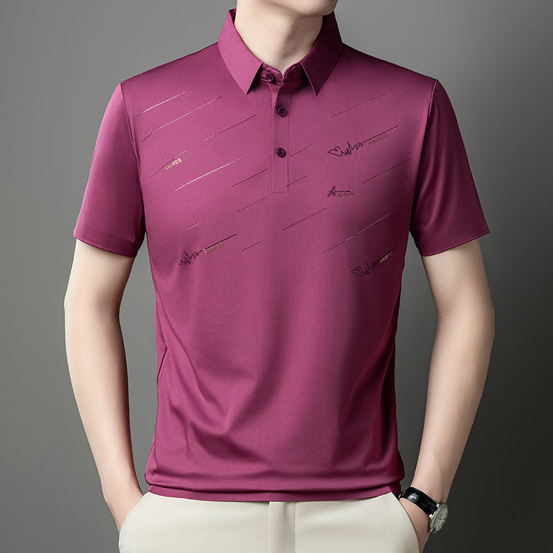 Mulberry silk business casual T-shirt