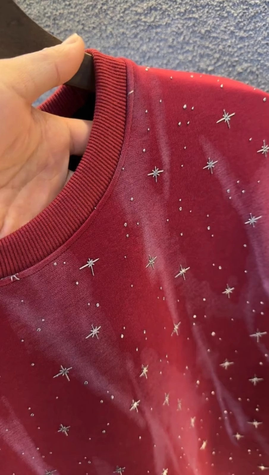 High elastic starry sky T-shirt