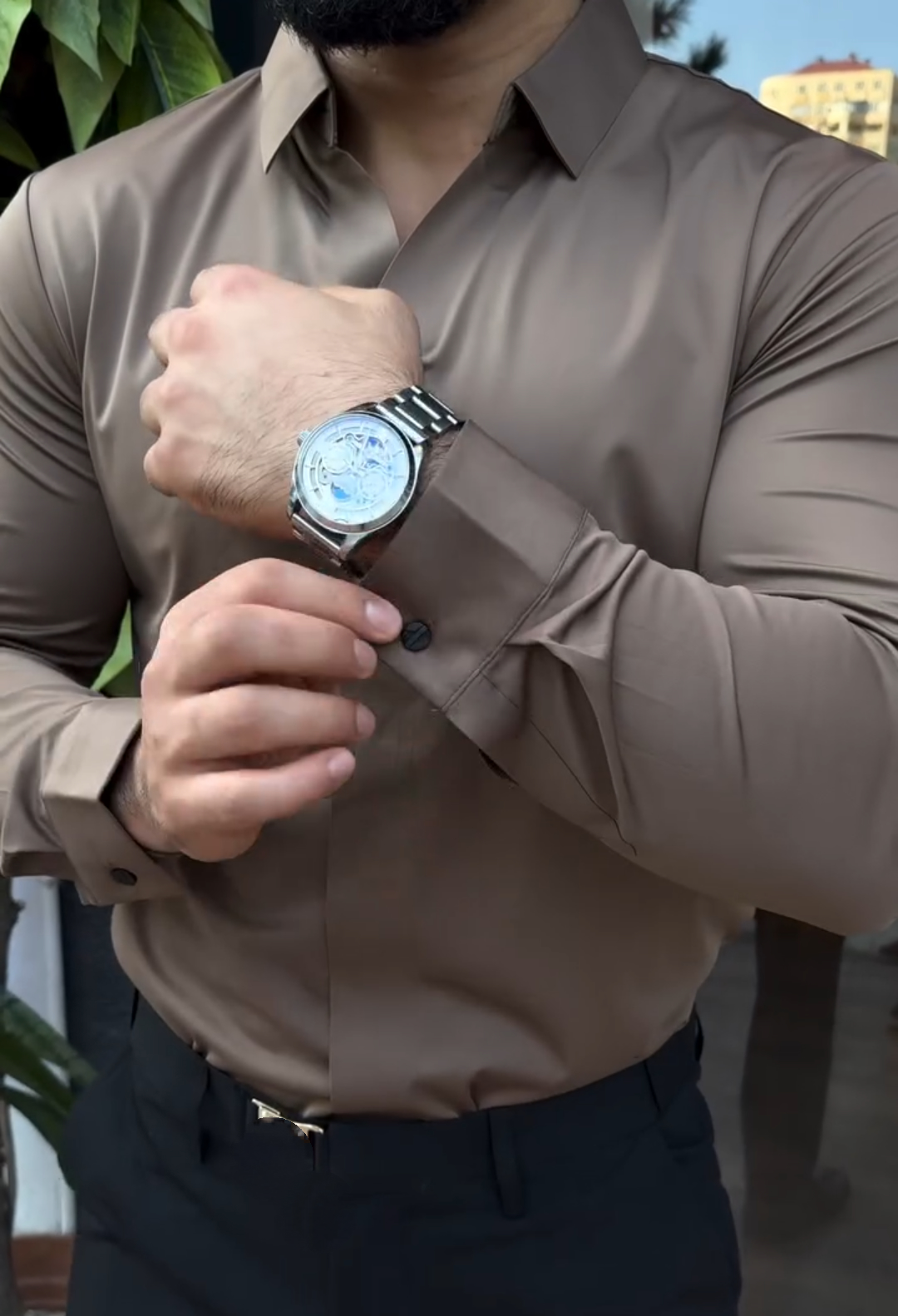 High-end long-sleeved shirt