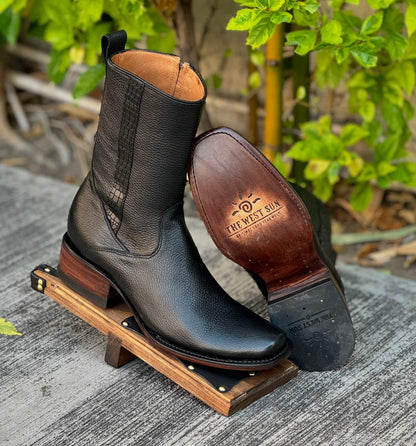 Italian Handmade Cowhide Knight Boots