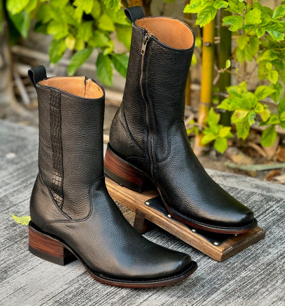 Italian Handmade Cowhide Knight Boots