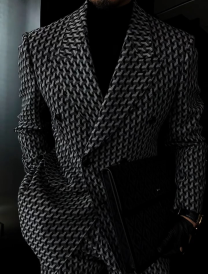 Houndstooth suit