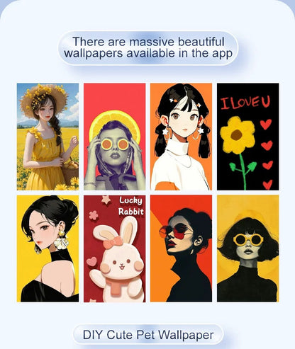 NFC Smart Ink Screen Magnetic Phone Case DIY Protective Cover