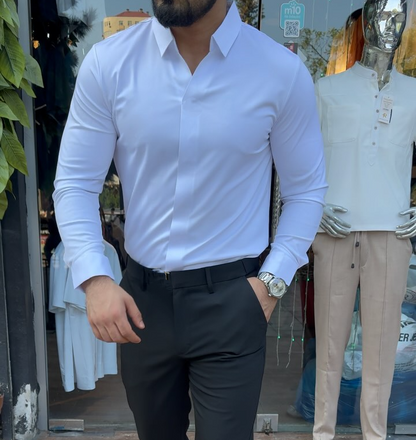 High-end long-sleeved shirt