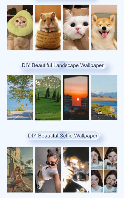 NFC Smart Ink Screen Magnetic Phone Case DIY Protective Cover