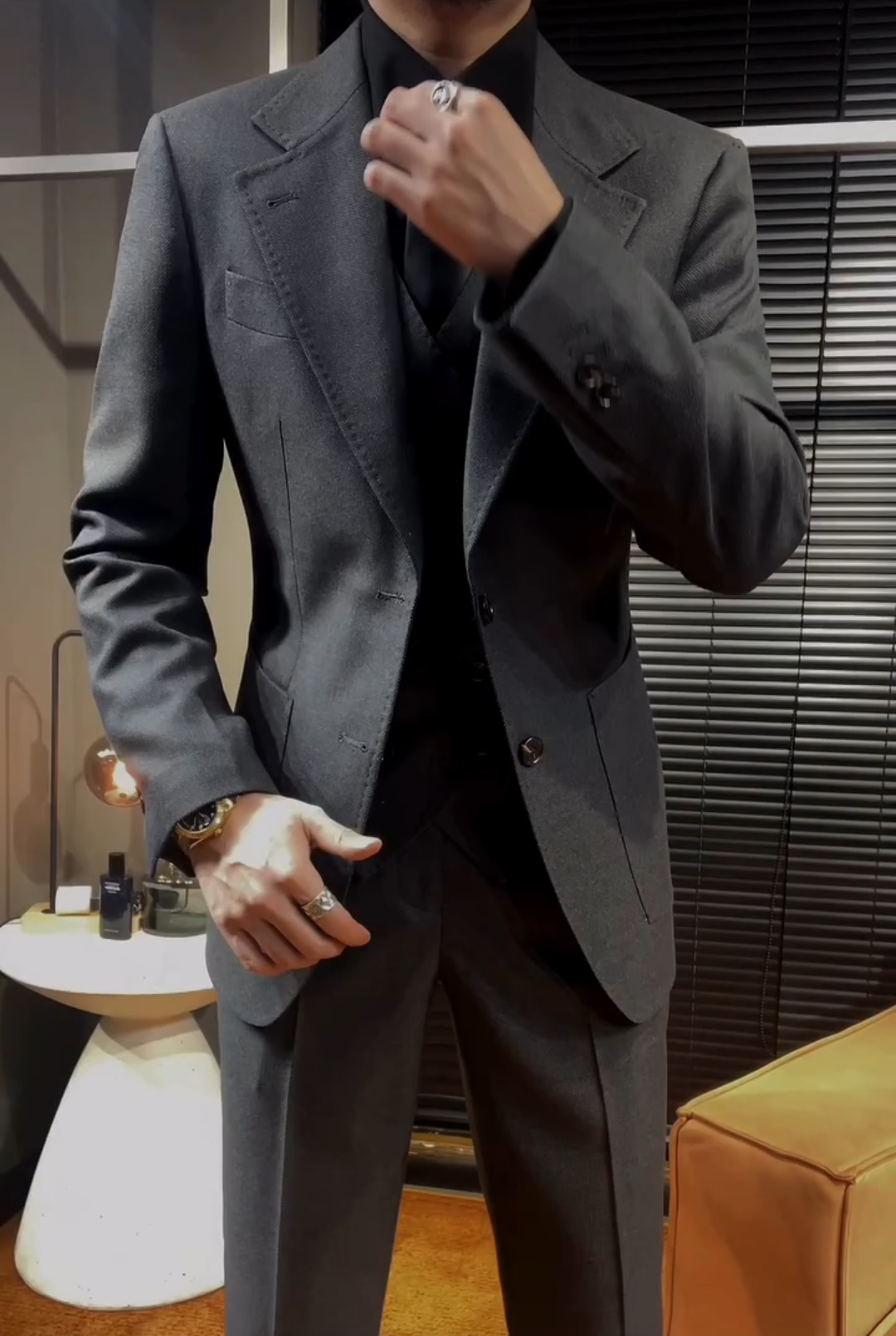 Three-piece suit