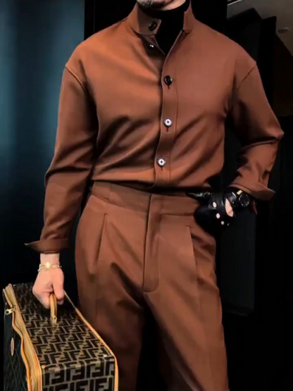 Business casual two-piece suit