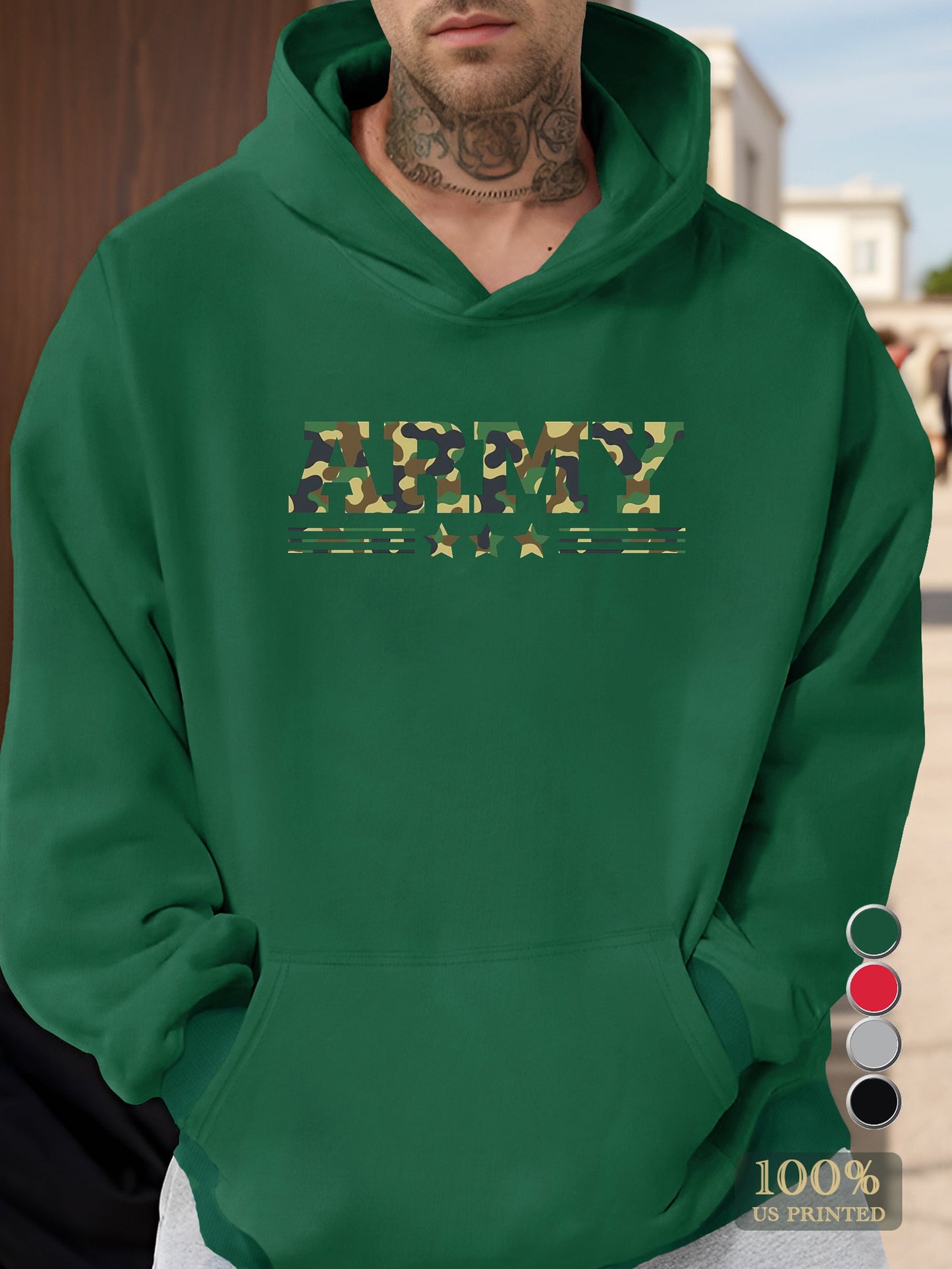 ARMY Men's hooded sweatshirt