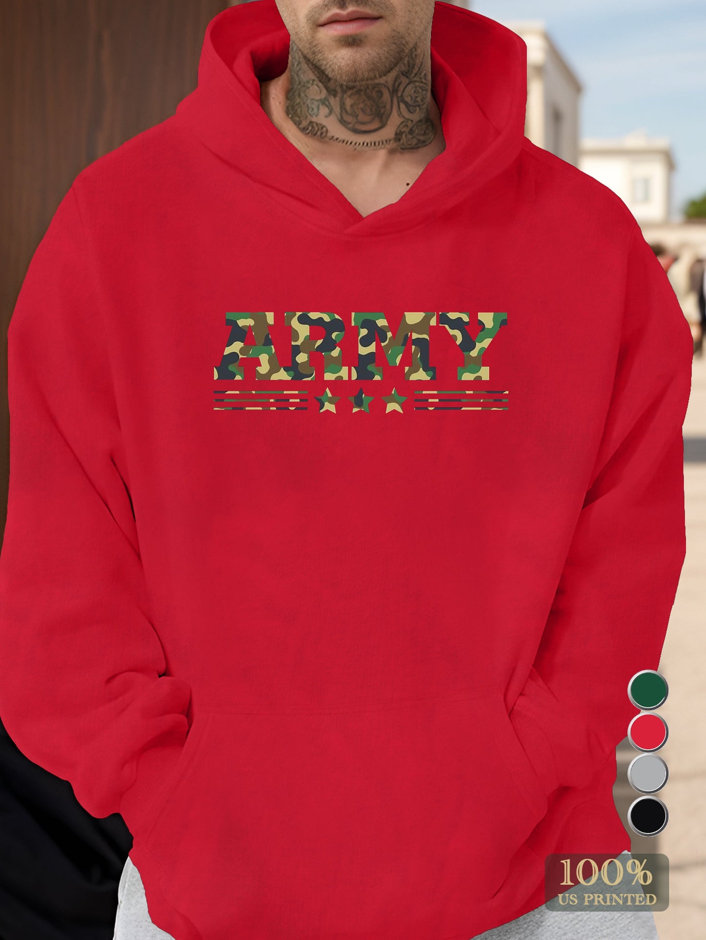 ARMY Men's hooded sweatshirt