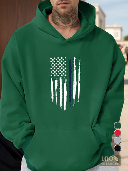 American Flag Men's hooded sweatshirt