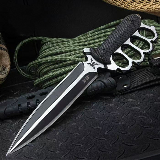 Multi-functional outdoor self-defense knife