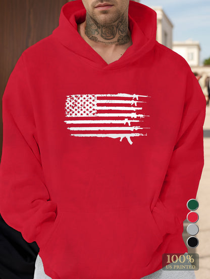 American Flag Men's hooded sweatshirt