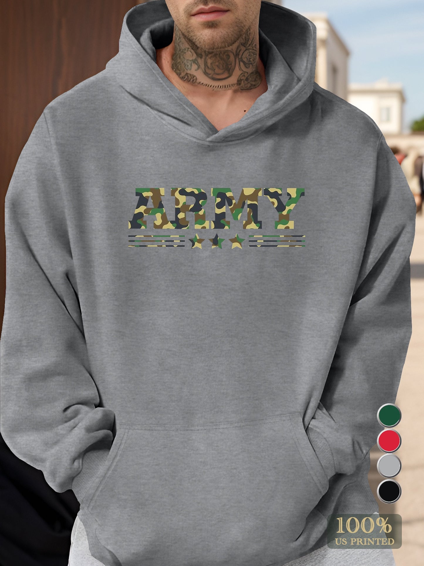 ARMY Men's hooded sweatshirt