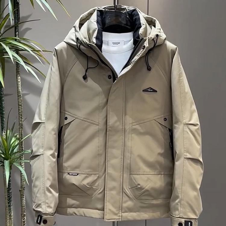 Thickened warm down casual jacket to keep out the cold